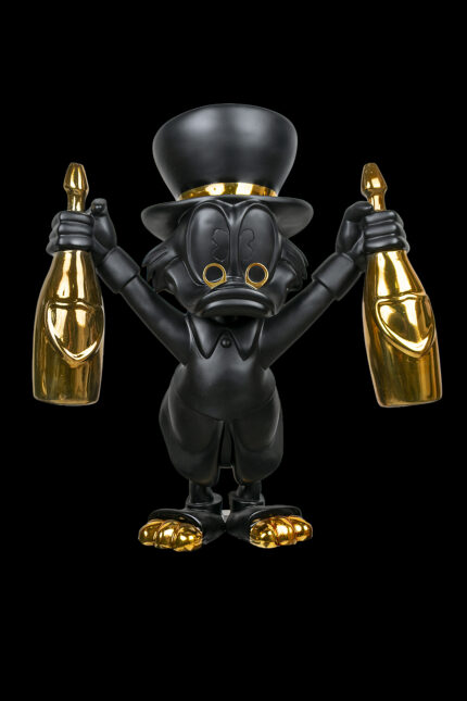 Champagne golden duck