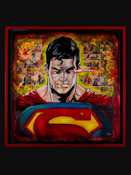 Pintura de superman