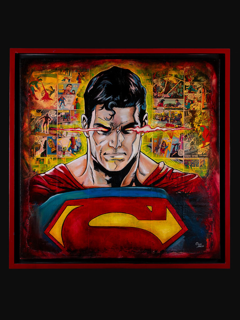 Pintura de superman