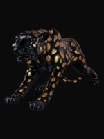 escultura de jaguar
