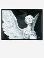 Pintura de ángel renacentista