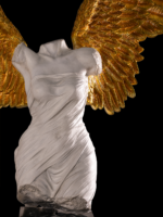 escultura de angel