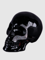 Escultura de cráneo  "CICATRIZ PLATEADA"