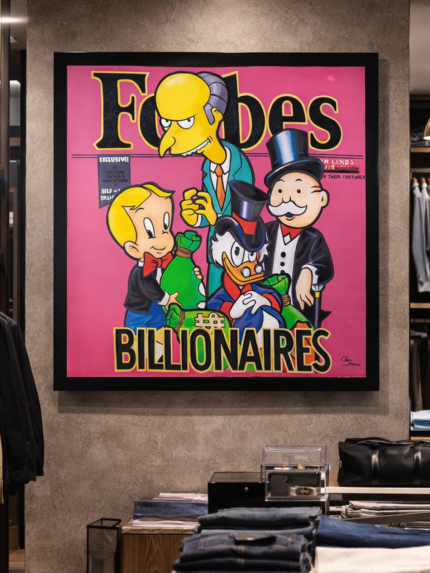 Pintura de millonarios POP ART