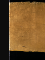 pintura abstracta negro y oro