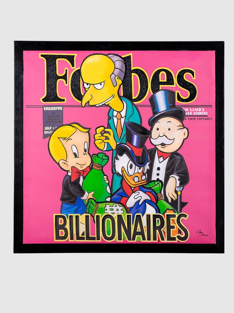 Pintura de millonarios POP ART