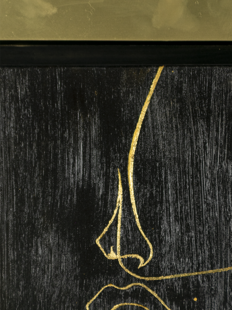 pintura abstracta mujer