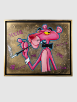 pintura pantera rosada