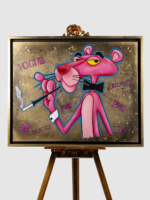 pintura pantera rosada