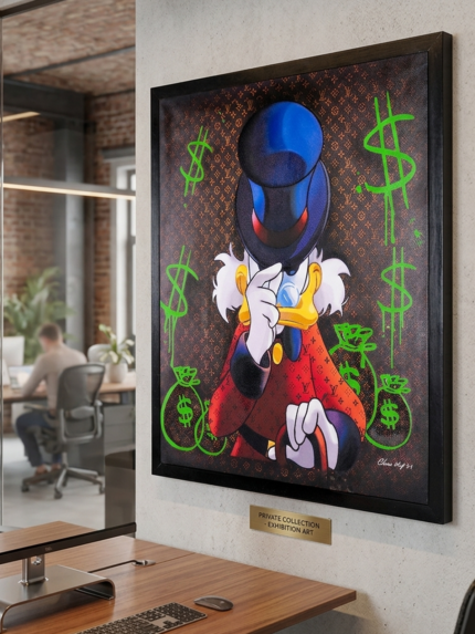 pintura pato rico Pop art