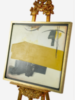 Pintura abstracta amarilla