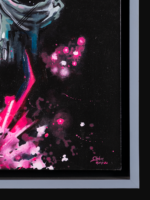 Pintura punk art pink