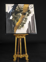 cuadro canva busto de david