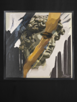 cuadro canva busto de david