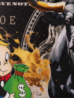cuadro canva toro dollar detalle